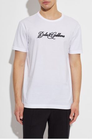 Dolce & Gabbana T-shirt z wyszytym logo