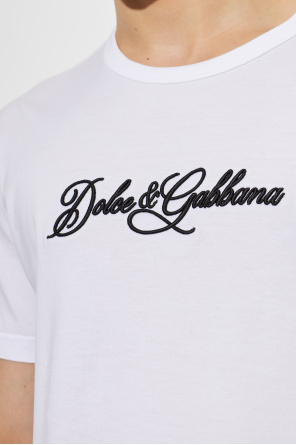Dolce & Gabbana T-shirt z wyszytym logo