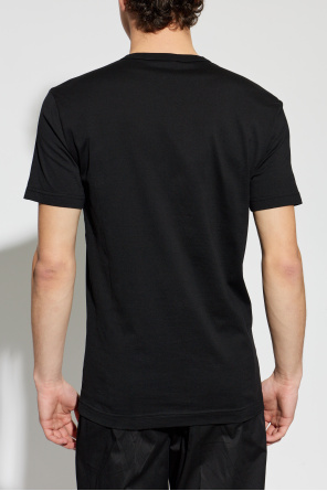 Dolce & Gabbana T-shirt z naszywką z logo