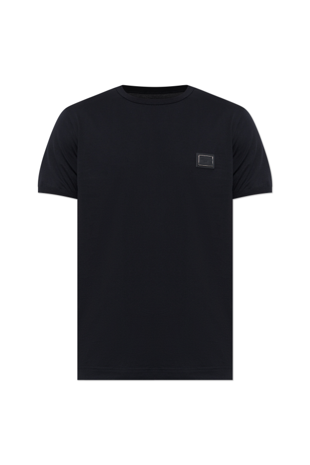 T-shirt with logo patch od Dolce & Gabbana
