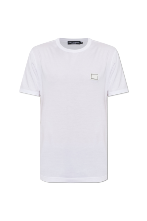 Camiseta con parche de logo