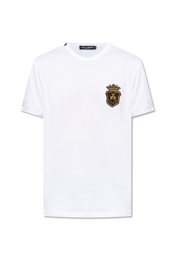 T-shirt with appliqué od Dolce & Gabbana