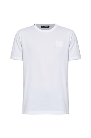 Camiseta con logo bordado