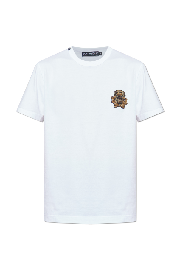 T-shirt with applique od Dolce & Gabbana