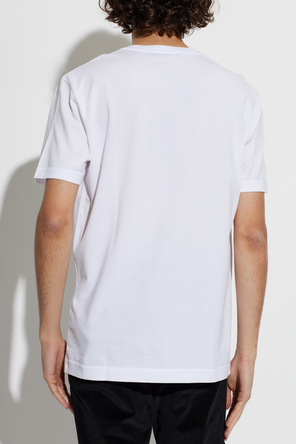 Dolce & Gabbana Tricou din bumbac cu logo aplicat
