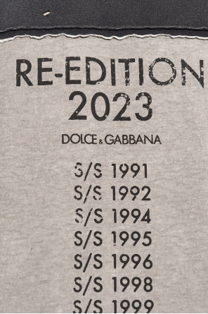 Dolce & Gabbana dg Shoes Patched T-shirt