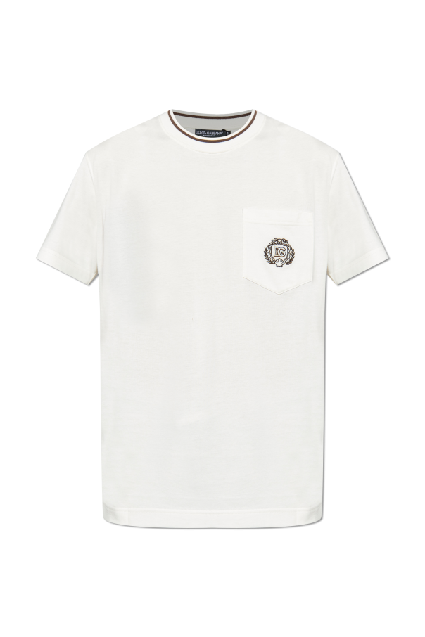 T-shirt with pocket od Dolce & Gabbana