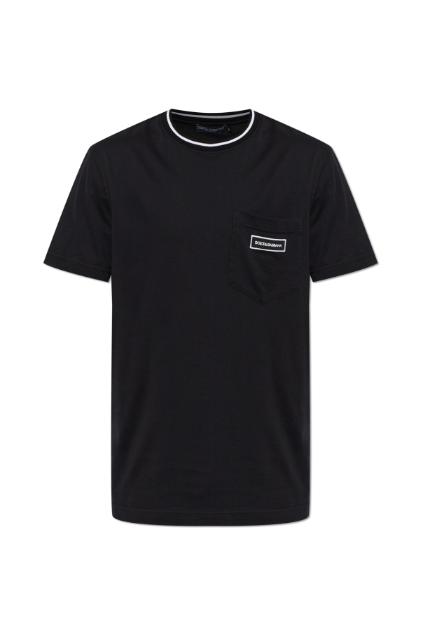 T-shirt with pocket od Dolce & Gabbana
