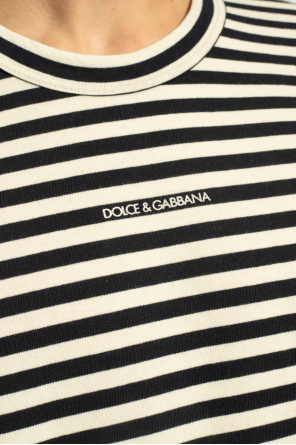 Dolce & Gabbana T-shirt z wzorem w paski