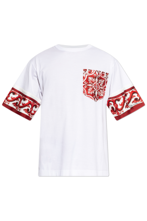 Camiseta con estampado "Majolica"