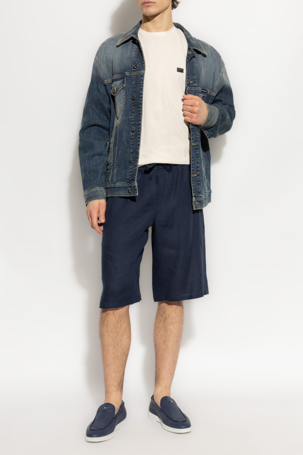 Dolce & Gabbana Camiseta con apliqué de logo