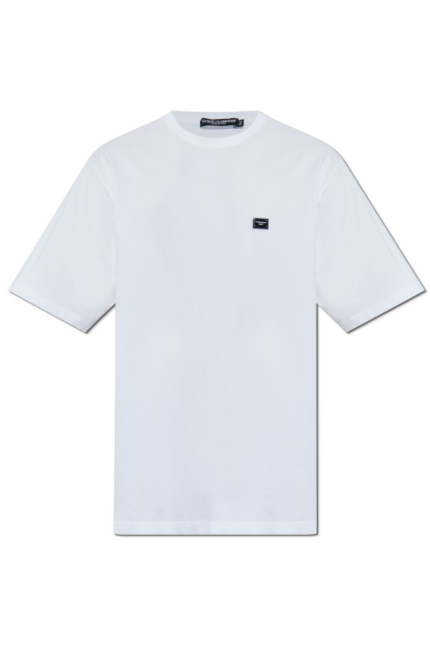 T-shirt with logo applique od Dolce & Gabbana