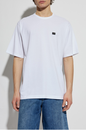 Dolce & Gabbana T-Shirt mit Logo-Applikation