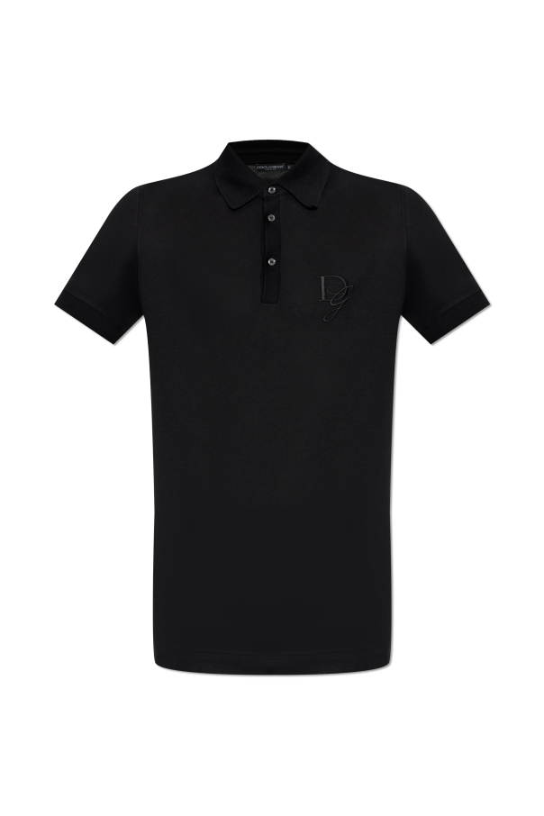 Dolce & Gabbana Bawełniane polo z logo