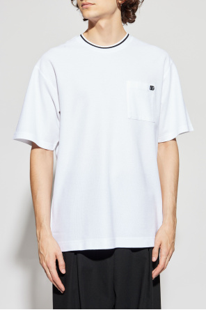 Dolce & Gabbana T-shirt z kieszenią