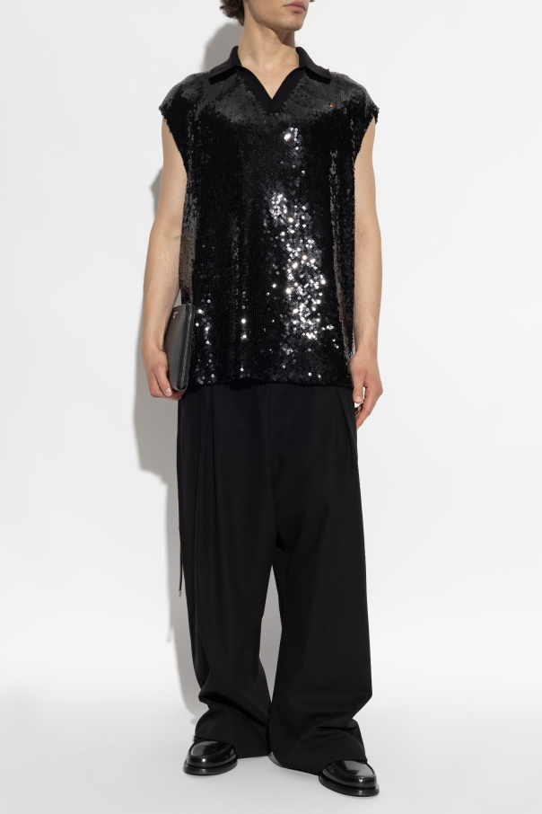 Dolce & Gabbana Sleeveless sequin top
