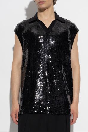 Dolce & Gabbana Sleeveless sequin top
