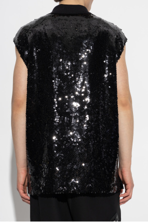 Dolce & Gabbana Sleeveless sequin top
