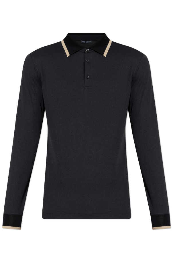 Long-sleeve polo od Dolce & Gabbana