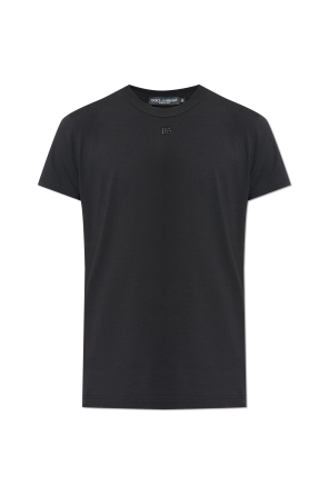 T-shirt z wyszytym logo