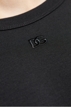 Dolce & Gabbana Camiseta con logo bordado