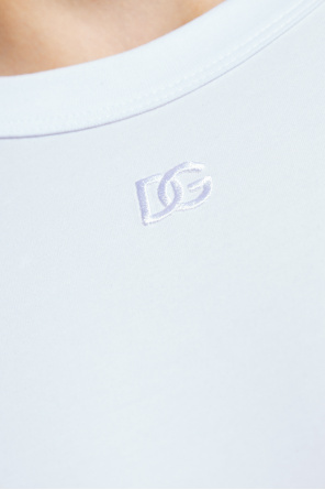 Dolce & Gabbana T-shirt z wyszytym logo