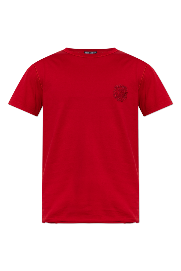 T-shirt with raw finish od Dolce & Gabbana