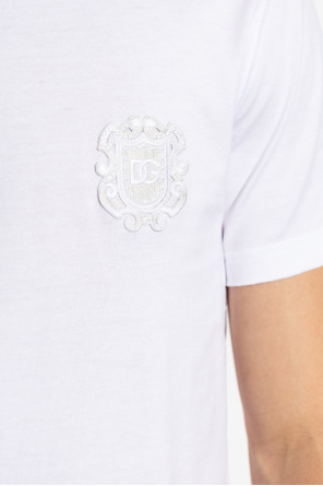 Dolce & Gabbana Camiseta con acabado sin rematar
