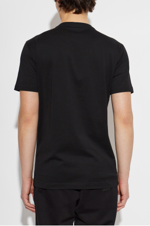Dolce & Gabbana T-shirt with a logo patch at the neckline