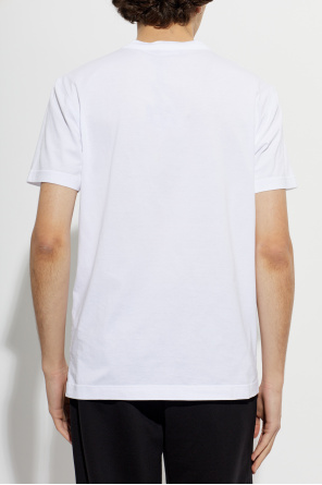 Dolce & Gabbana T-shirt with a logo patch at the neckline