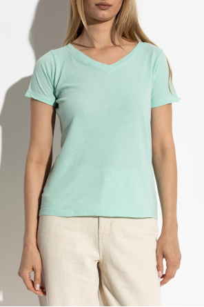 American Vintage T-Shirt mit V-Ausschnitt