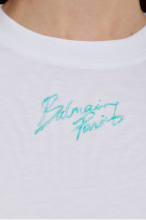 Balmain Camiseta corta de corte holgado