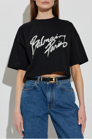 Balmain Kurzes T-Shirt im lockeren Schnitt