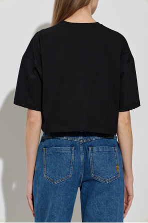 Balmain Kurzes T-Shirt im lockeren Schnitt