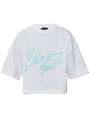 Kurzes T-Shirt mit lockerem Schnitt