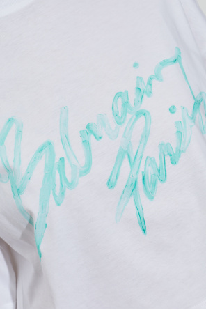 Balmain Camiseta corta de corte holgado