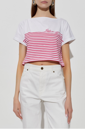 Balmain Top with a striped pattern