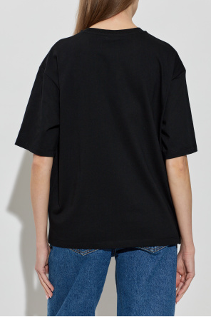 Balmain T-Shirt mit aufgedrucktem Logo