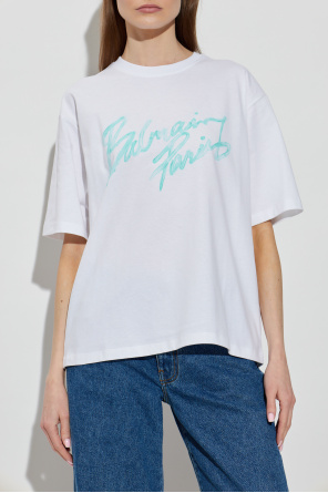 Balmain T-shirt with printed logo