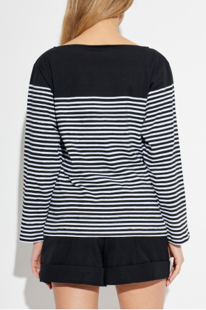 Balmain Top ze wzorem w pasy