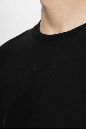 Balmain T-shirt z wyszytym logo