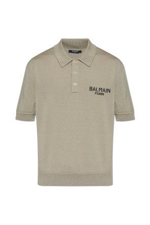Wollpolo mit Logo