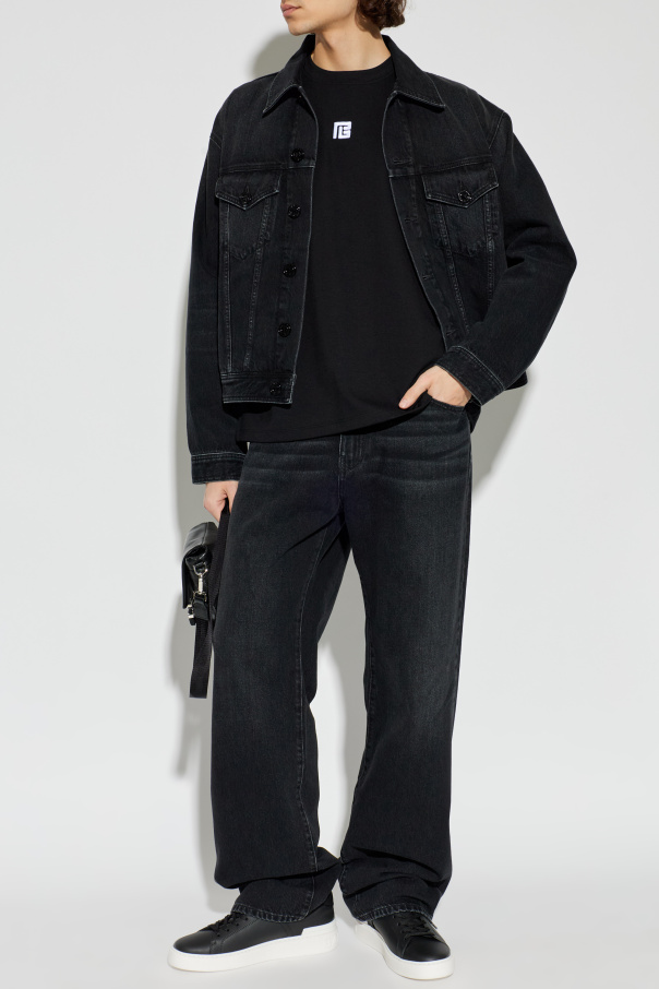 Balmain T-shirt with embroidered logo