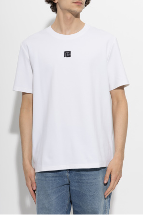Balmain T-shirt z wyszytym logo