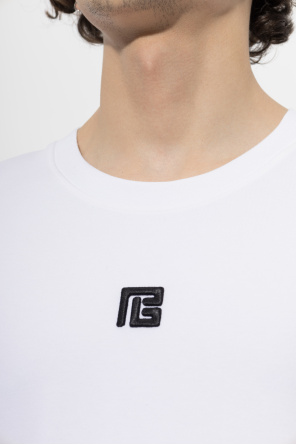 Balmain T-shirt z wyszytym logo
