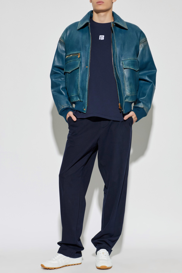 Balmain T-shirt with embroidered logo