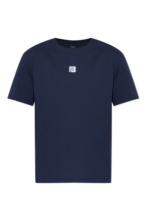 T-Shirt mit aufgesticktem Logo