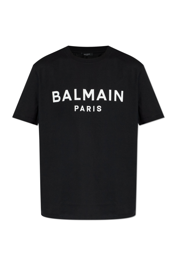 Balmain T-Shirt mit aufgedrucktem Logo