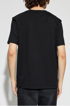 Balmain T-Shirt mit aufgedrucktem Logo
