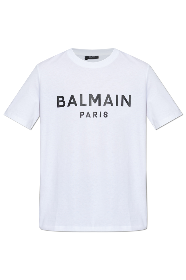 T-shirt with printed logo od Balmain